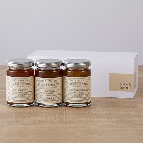 Gift Box] 3 types set of Marmalade | food processing products