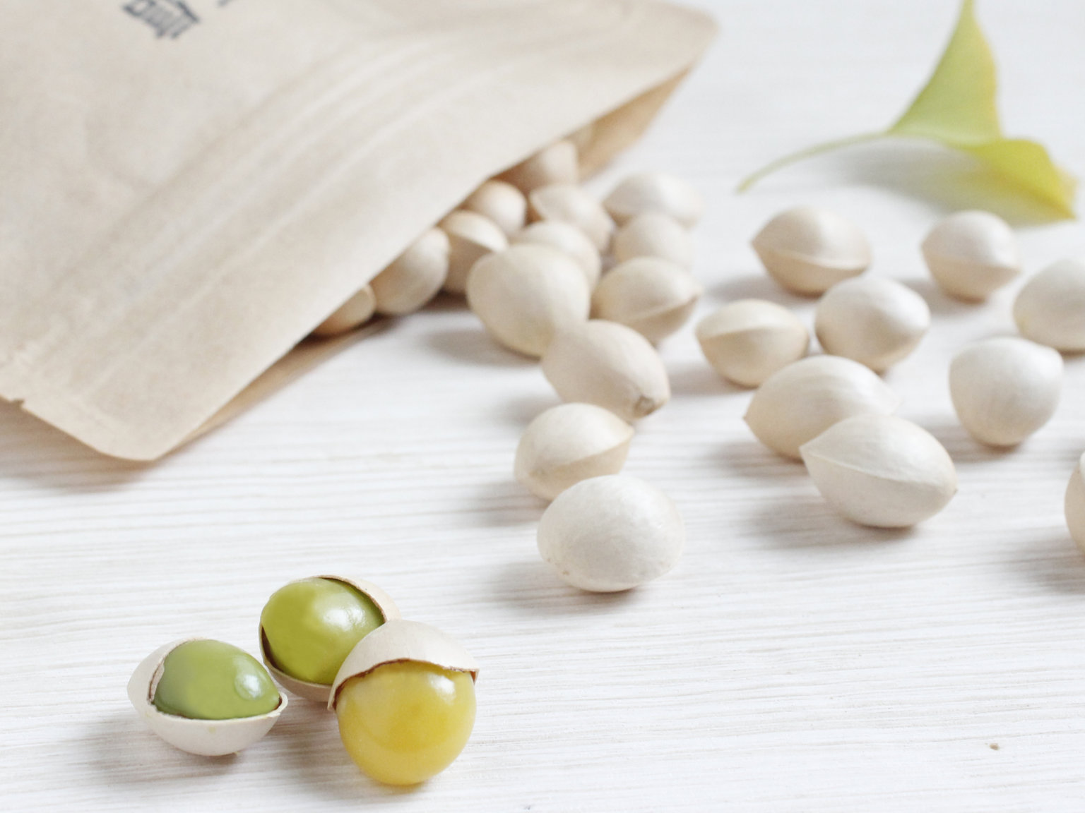 銀杏がころころ