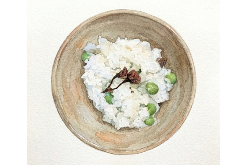 長芋グリーンピースご飯